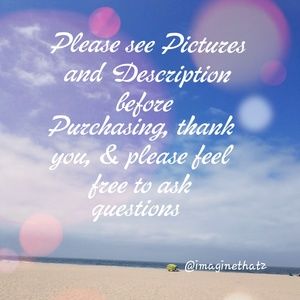 Please make sure to See pictures read descriptions